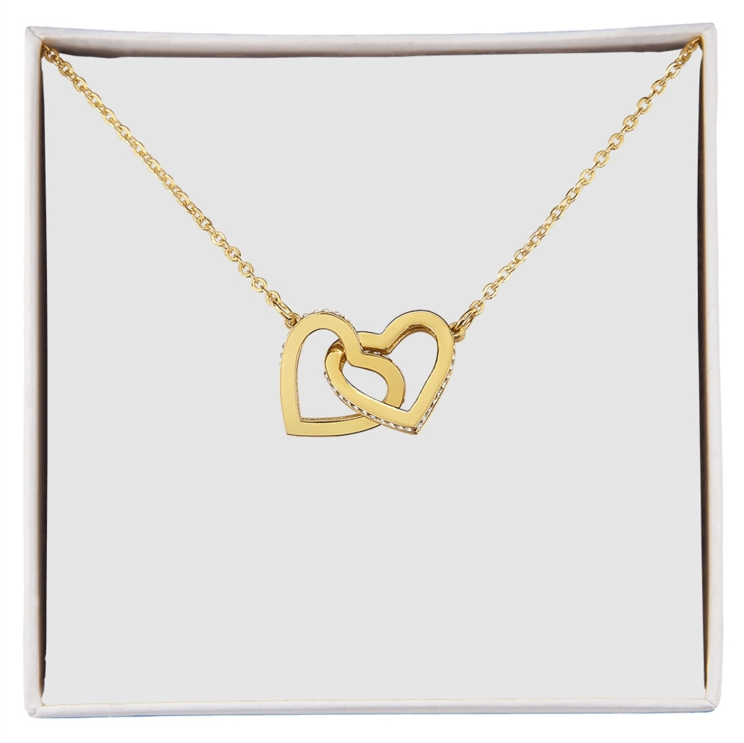 Interlocking Hearts Necklace | Customizable For Mom