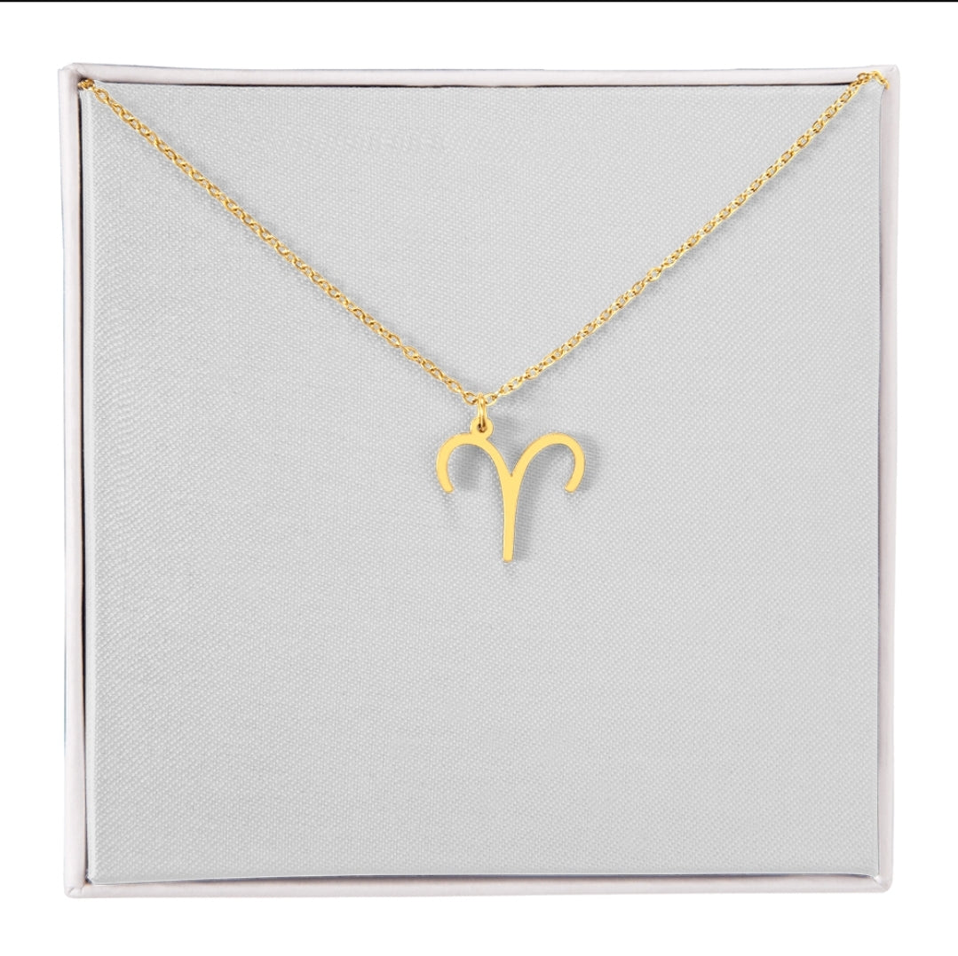 Zodiac Horoscope Symbol Necklace - Luxury Box | For Mothers and Daughters | Personalize