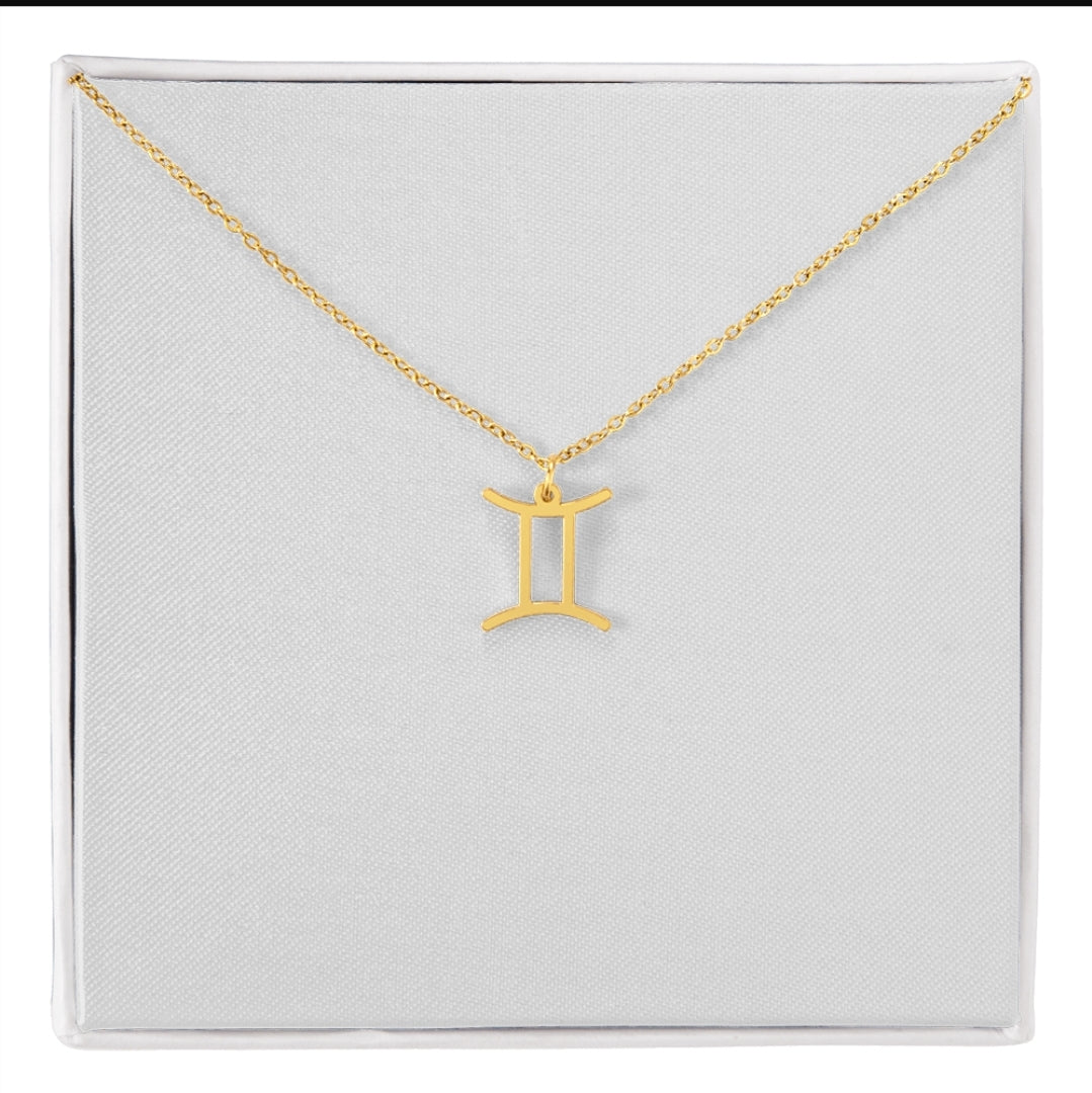 Zodiac Horoscope Symbol Necklace - Luxury Box | For Mothers and Daughters | Personalize