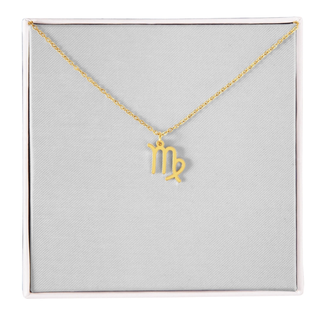 Zodiac Horoscope Symbol Necklace - Luxury Box | For Mothers and Daughters | Personalize