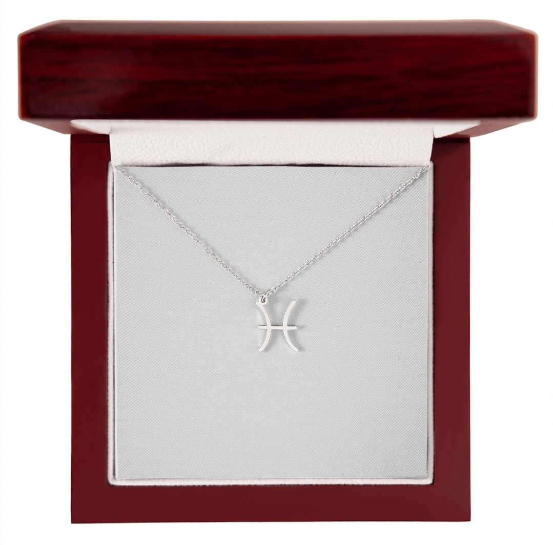 Zodiac Horoscope Symbol Necklace - Luxury Box | For Mothers and Daughters | Personalize