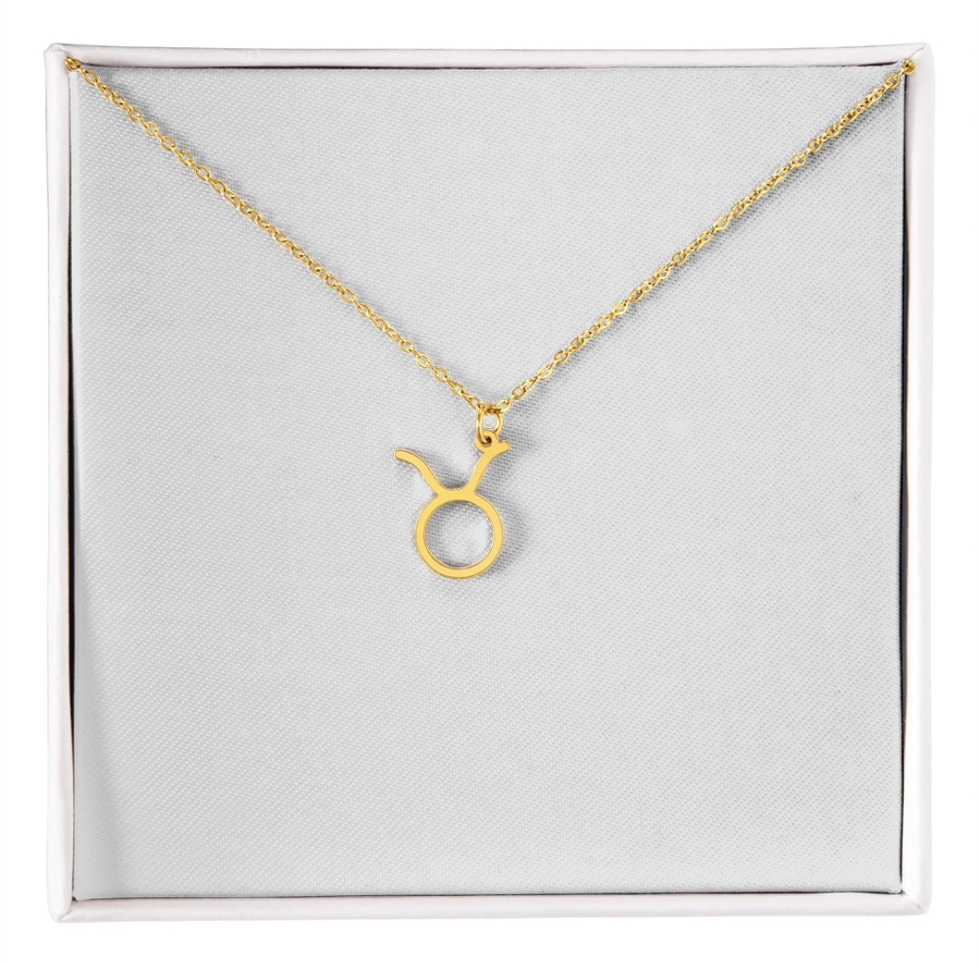 Zodiac Horoscope Symbol Necklace - Luxury Box | For Mothers and Daughters | Personalize