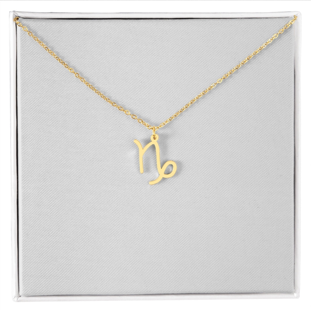 Zodiac Horoscope Symbol Necklace - Luxury Box | For Mothers and Daughters | Personalize