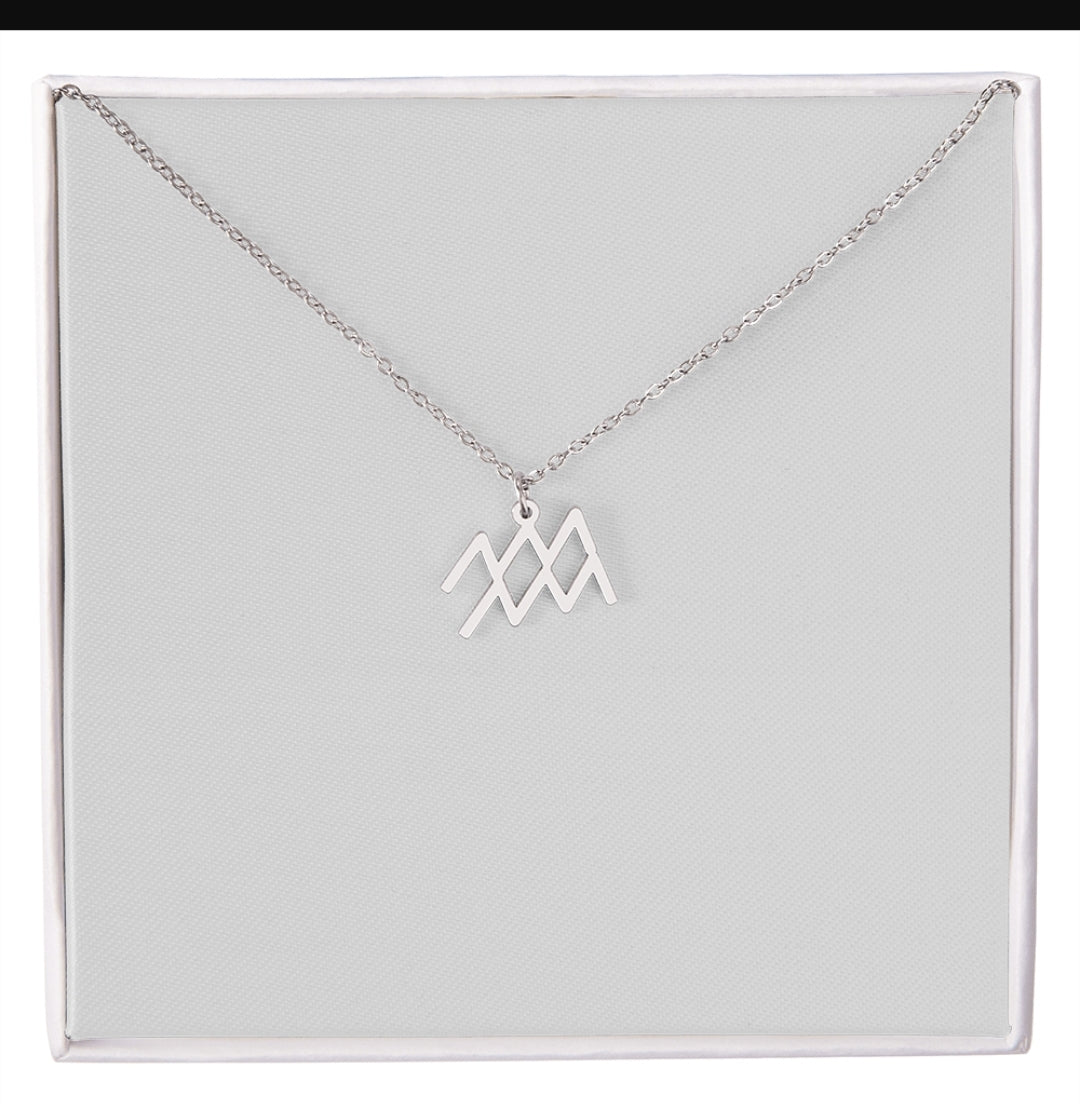 Zodiac Horoscope Symbol Necklace - Luxury Box | For Mothers and Daughters | Personalize