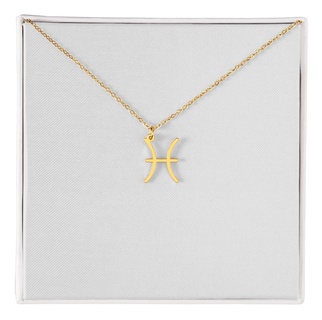 Zodiac Horoscope Symbol Necklace - Luxury Box | For Mothers and Daughters | Personalize