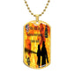 "Heroic Firefighter Commemorative Dog Chain - Honor the Bravery | Raydiant Hearts"