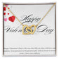 "Stunning Interlocking Hearts Necklace - Symbol of Eternal Love | Raydiant Hearts"