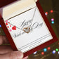 "Stunning Interlocking Hearts Necklace - Symbol of Eternal Love | Raydiant Hearts"