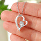 "Eternal Affection: Forever Love Necklace - Heart-Shaped Pendant" | "Symbol of Endless Love"